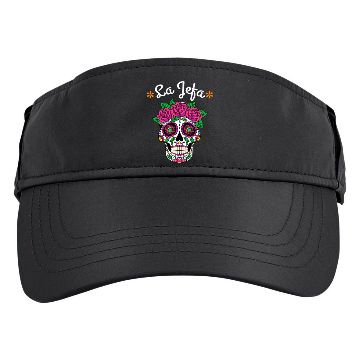 Yo Soy La Jefa Dia De Los Muertos Day Of The Dead Cute Gift Adult Drive Performance Visor