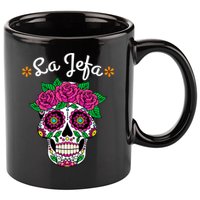 Yo Soy La Jefa Dia De Los Muertos Day Of The Dead Cute Gift 11oz C Handle Ceramic Mug