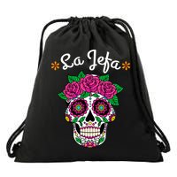 Yo Soy La Jefa Dia De Los Muertos Day Of The Dead Cute Gift Drawstring Bag