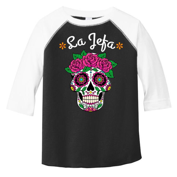 Yo Soy La Jefa Dia De Los Muertos Day Of The Dead Cute Gift Toddler Fine Jersey T-Shirt