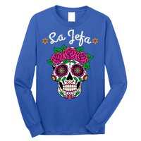 Yo Soy La Jefa Dia De Los Muertos Day Of The Dead Cute Gift Long Sleeve Shirt