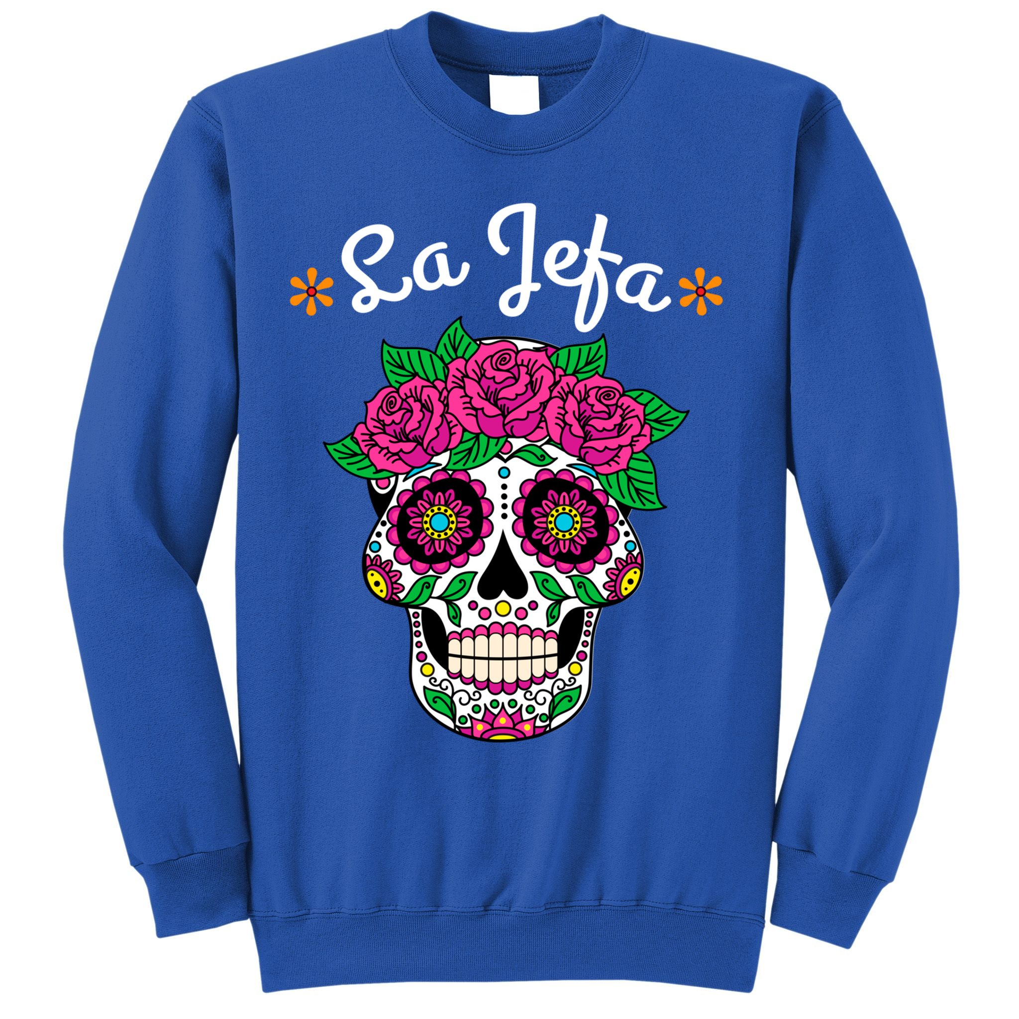 Yo Soy La Jefa Dia De Los Muertos Day Of The Dead Cute Gift Sweatshirt