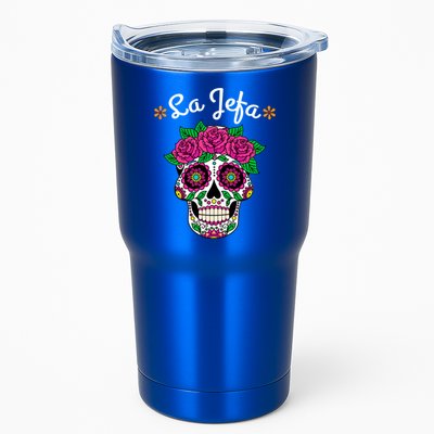 Yo Soy La Jefa Dia De Los Muertos Day Of The Dead Cute Gift Tumbler