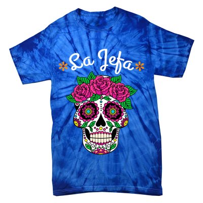 Yo Soy La Jefa Dia De Los Muertos Day Of The Dead Cute Gift Tie-Dye T-Shirt