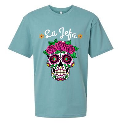 Yo Soy La Jefa Dia De Los Muertos Day Of The Dead Cute Gift Sueded Cloud Jersey T-Shirt