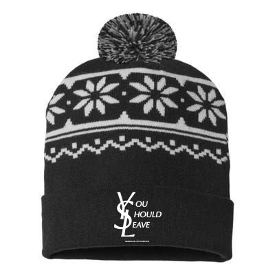 You Should Leave Assholes Live Forever USA-Made Snowflake Beanie