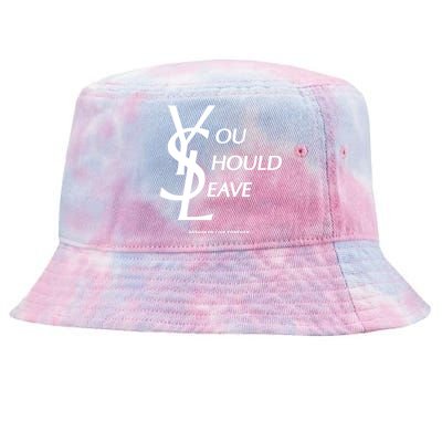 You Should Leave Assholes Live Forever Tie-Dyed Bucket Hat