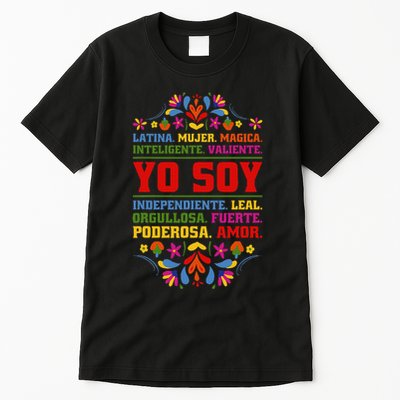 Yo Soy Latina Hispanic Heritage Month Gift Tall T-Shirt
