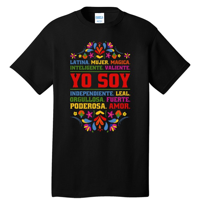 Yo Soy Latina Hispanic Heritage Month Gift Tall T-Shirt