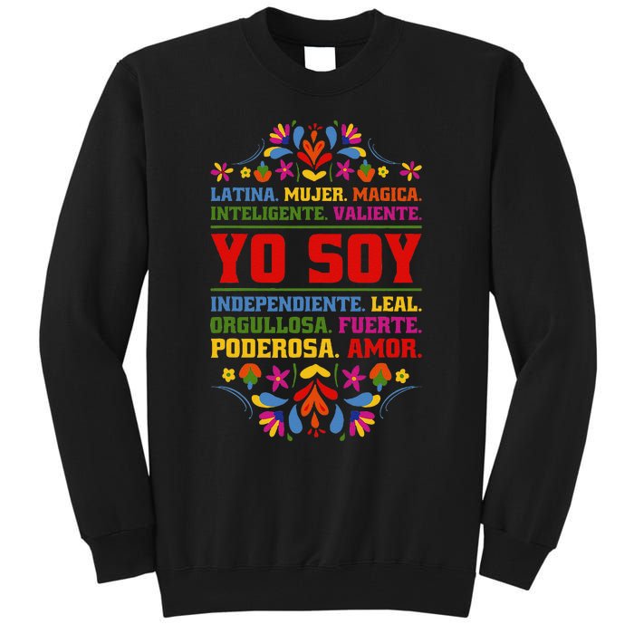 Yo Soy Latina Hispanic Heritage Month Gift Tall Sweatshirt