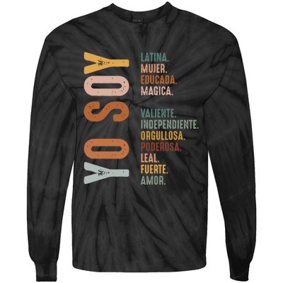 Yo Soy Latina Tie-Dye Long Sleeve Shirt