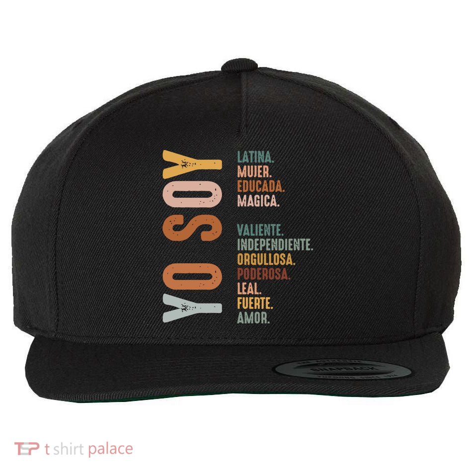 Yo Soy Latina Wool Snapback Cap