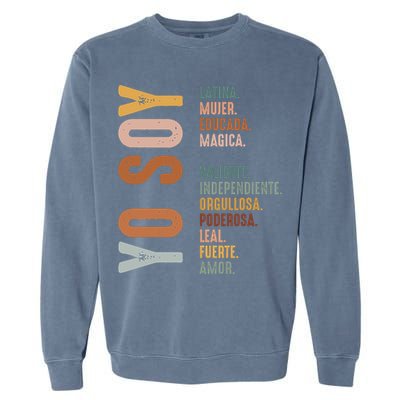 Yo Soy Latina Garment-Dyed Sweatshirt
