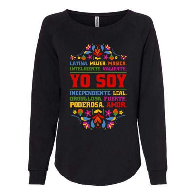 Yo Soy Latina Hispanic Heritage Month Womens California Wash Sweatshirt