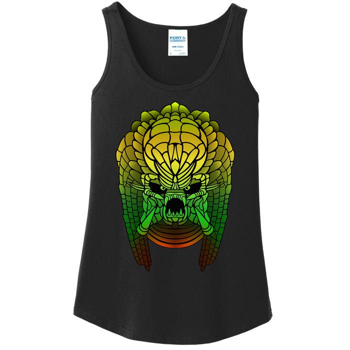 Yautja. Scifi Monster Design Ladies Essential Tank