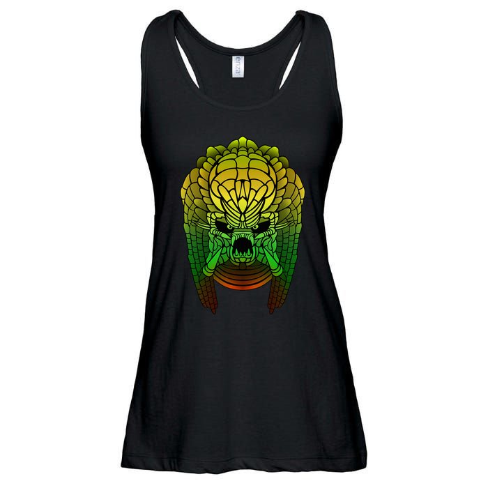 Yautja. Scifi Monster Design Ladies Essential Flowy Tank