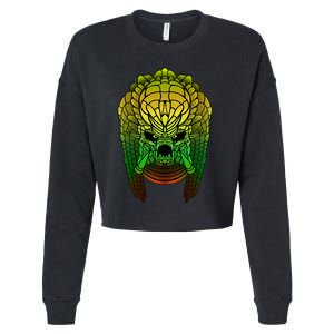 Yautja. Scifi Monster Design Cropped Pullover Crew