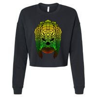 Yautja. Scifi Monster Design Cropped Pullover Crew