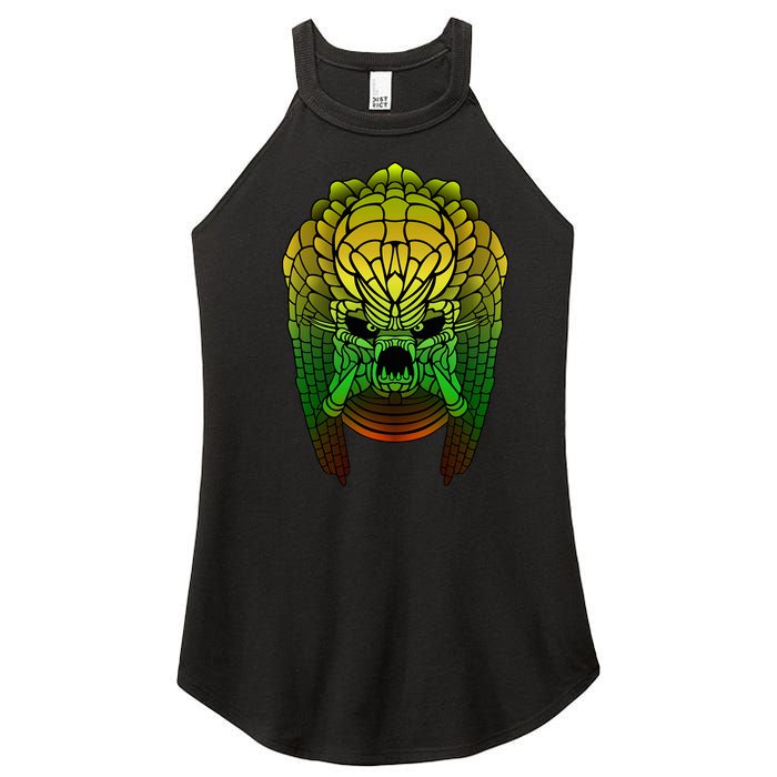 Yautja. Scifi Monster Design Women's Perfect Tri Rocker Tank