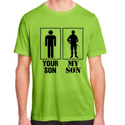 Your Son My Son Proud Soldier Officer Military Meaningful Gift Adult ChromaSoft Performance T-Shirt