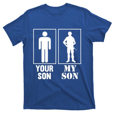 Your Son My Son Proud Soldier Officer Military Meaningful Gift T-Shirt