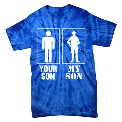 Your Son My Son Proud Soldier Officer Military Meaningful Gift Tie-Dye T-Shirt