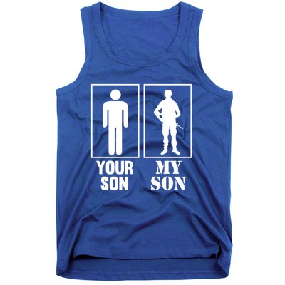 Your Son My Son Proud Soldier Officer Military Meaningful Gift Tank Top