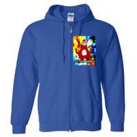 Yoga Sloth Meditation Watercolor Funny Gift Let That Shit Go Cute Gift Full Zip Hoodie