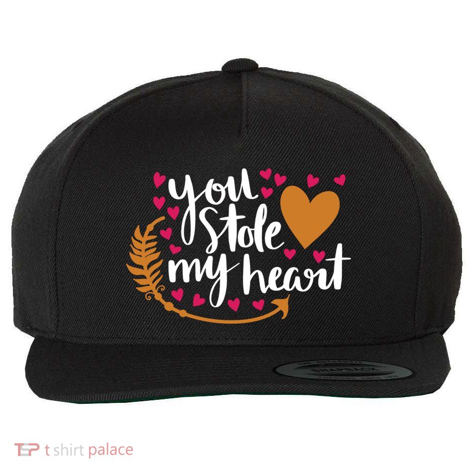 You Stole My Heart Wool Snapback Cap