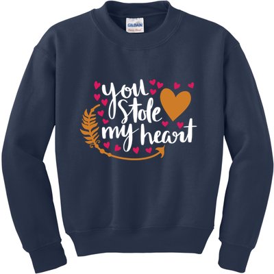 You Stole My Heart Kids Sweatshirt