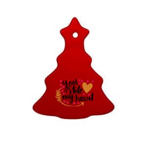 You Stole My Heart Ceramic Tree Ornament