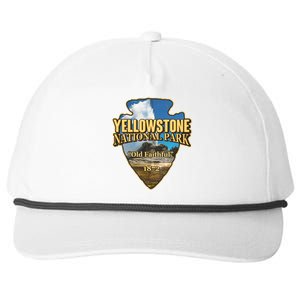 Yellow Stone National Park Old Faithful 1872 Arrow Head Snapback Five-Panel Rope Hat