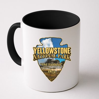Yellow Stone National Park Old Faithful 1872 Arrow Head Mug