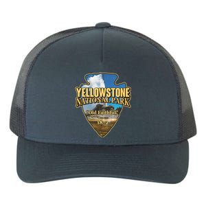 Yellow Stone National Park Old Faithful 1872 Arrow Head Yupoong Adult 5-Panel Trucker Hat