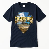 Yellow Stone National Park Old Faithful 1872 Arrow Head Tall T-Shirt