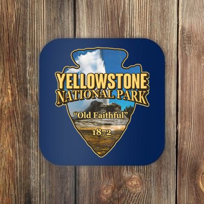 Yellow Stone National Park Old Faithful 1872 Arrow Head Coaster