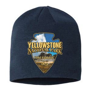 Yellow Stone National Park Old Faithful 1872 Arrow Head Sustainable Beanie