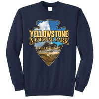 Yellow Stone National Park Old Faithful 1872 Arrow Head Tall Sweatshirt