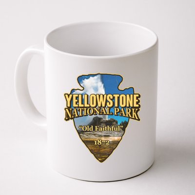 Yellow Stone National Park Old Faithful 1872 Arrow Head Coffee Mug