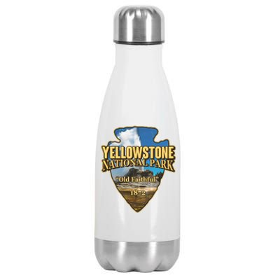 Yellow Stone National Park Old Faithful 1872 Arrow Head Stainless Steel Insulated Water Bottle