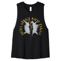 You Shall Not Pass Women's Racerback Cropped Tank