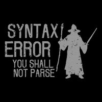 You Shall Not Pass Parse Funny Wizard Flat Bill Trucker Hat