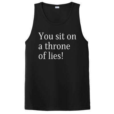 You Sit On A Throne Of Lies! Funny Christmas Sayings PosiCharge Competitor Tank