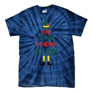 You Sit On A Throne Of Lies Quote Funny Christmas Tie-Dye T-Shirt