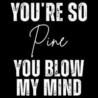 Youre So Pine You Blow My Mind Funny Christmas 16 in Basic Backpack