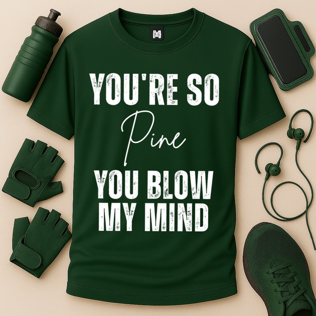 Youre So Pine You Blow My Mind Funny Christmas Cooling Performance Crew T-Shirt