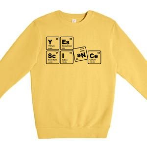 Yes Science Periodic Table Premium Crewneck Sweatshirt