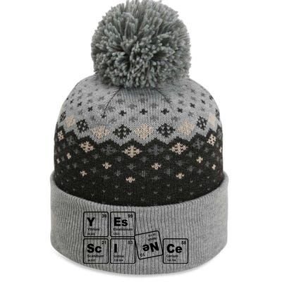 Yes Science Periodic Table The Baniff Cuffed Pom Beanie