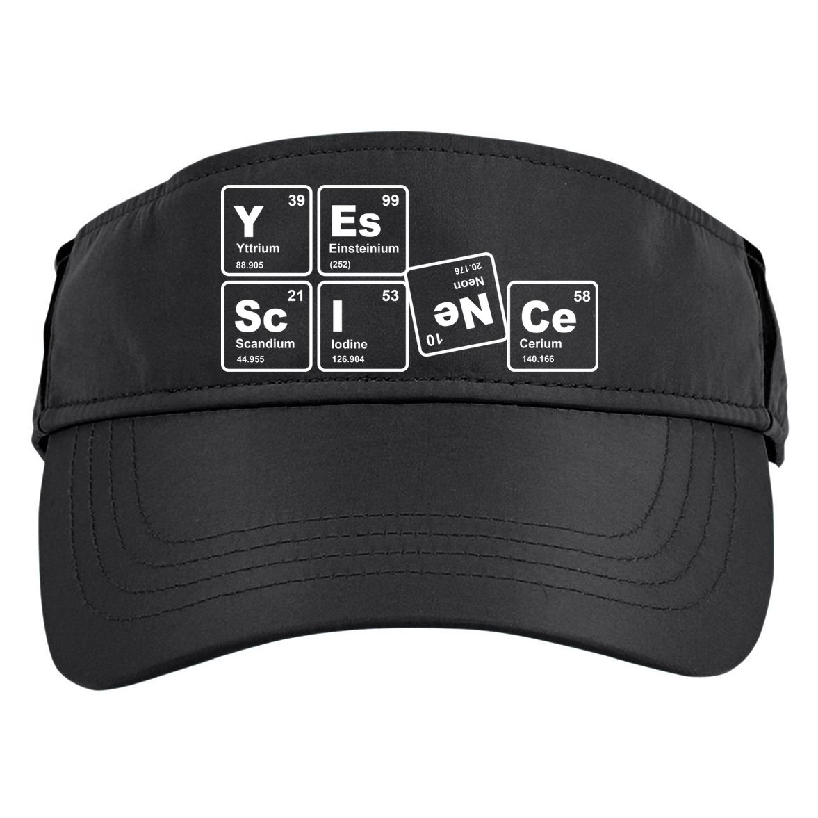 Yes Science Periodic Table Adult Drive Performance Visor