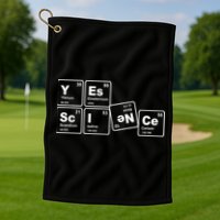 Yes Science Periodic Table Golf Towel
